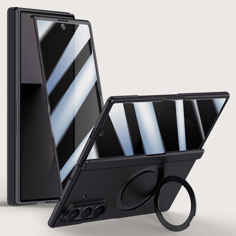 Luxurious Magnetic Ring Holder Phone Case For Galaxy Z Fold 7