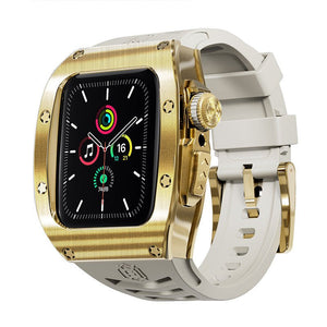 Luxurious Titanium Alloy Case Strap For Apple iWatch 44/45/49 mm