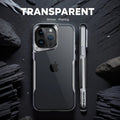 Luxury Acrylic Transparent Electroplated Soft Frame Case For iPhone 16 15 14 Series