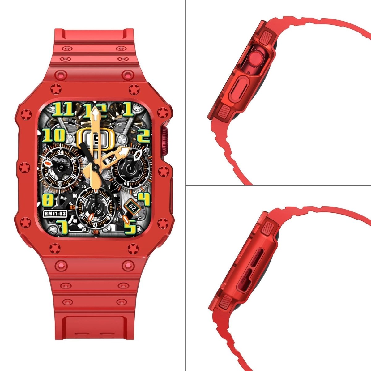 Luxury Case Strap For Apple Watch 44/45 mm