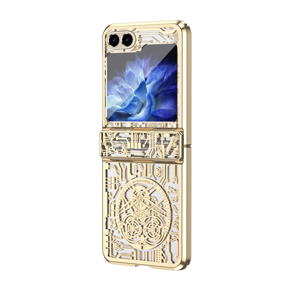 Luxury Electroplated All - inclusive Drop - proof Protective Case For Galaxy Z Flip 7/6/5/4/3