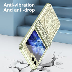 Luxury Electroplated All - inclusive Drop - proof Protective Case For Galaxy Z Flip 7/6/5/4/3