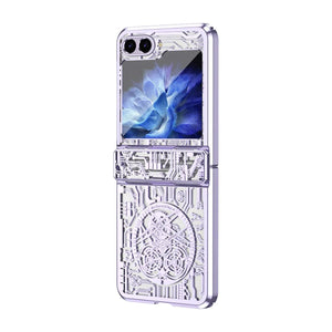 Luxury Electroplated All - inclusive Drop - proof Protective Case For Galaxy Z Flip 7/6/5/4/3