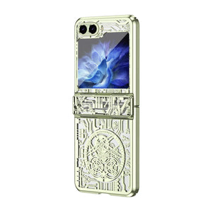 Luxury Electroplated All - inclusive Drop - proof Protective Case For Galaxy Z Flip 7/6/5/4/3