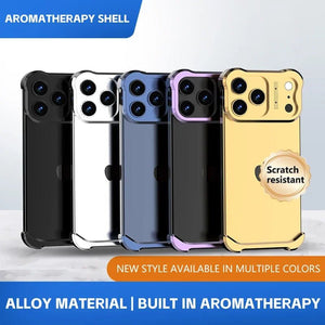 Luxury Irregular Titanium Alloy Bumper Lens Protector Shockproof Borderless Protect Case For IPhone 17 16 15 14 13 Series