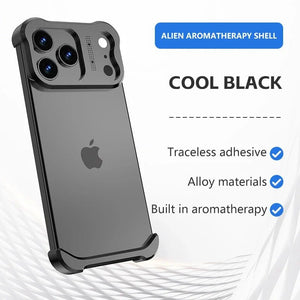 Luxury Irregular Titanium Alloy Bumper Lens Protector Shockproof Borderless Protect Case For IPhone 17 16 15 14 13 Series