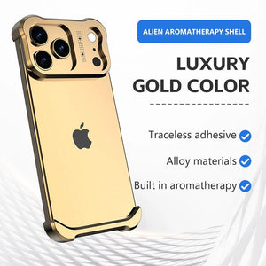 Luxury Irregular Titanium Alloy Bumper Lens Protector Shockproof Borderless Protect Case For IPhone 17 16 15 14 13 Series
