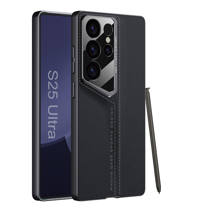 Luxury Leather All - inclusive Anti - fall Protective Phone Case For Galaxy S25 S24 S23 Ultra