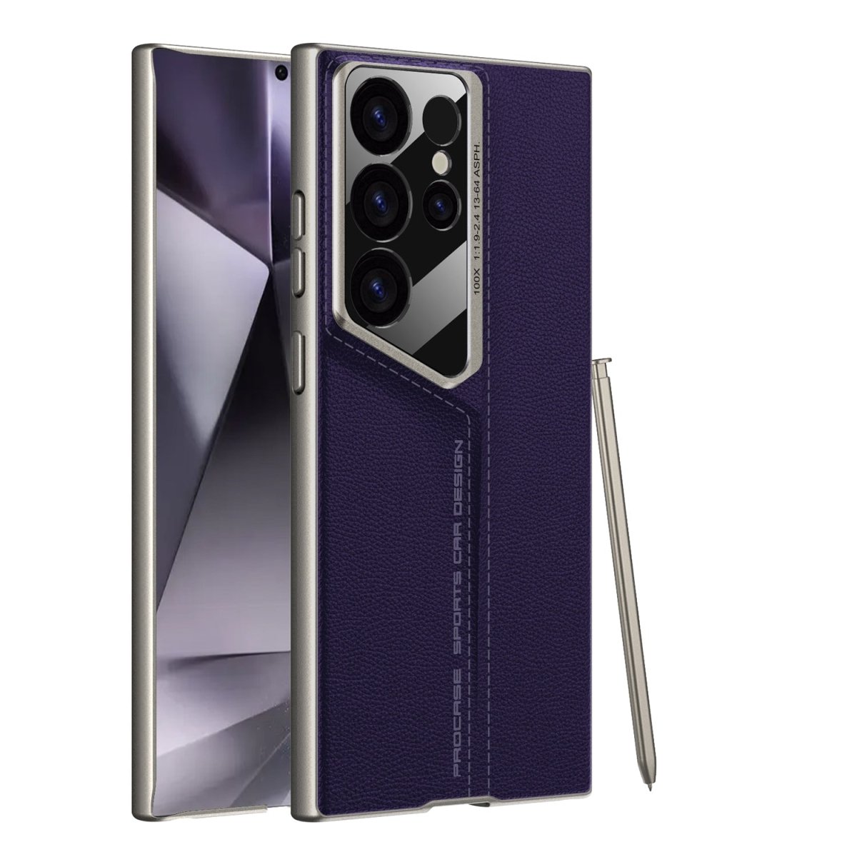 Luxury Leather All - inclusive Anti - fall Protective Phone Case For Galaxy S25 S24 S23 Ultra