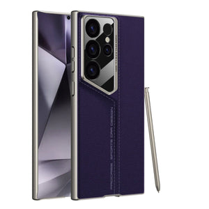 Luxury Leather All - inclusive Anti - fall Protective Phone Case For Galaxy S25 S24 S23 Ultra