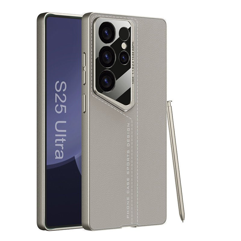 Luxury Leather All - inclusive Anti - fall Protective Phone Case For Galaxy S25 S24 S23 Ultra