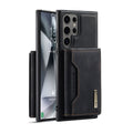Luxury Magnetic Leather All - inclusive Protective Cover With Card Holder For Galaxy S25 S24 S23 S22 Series