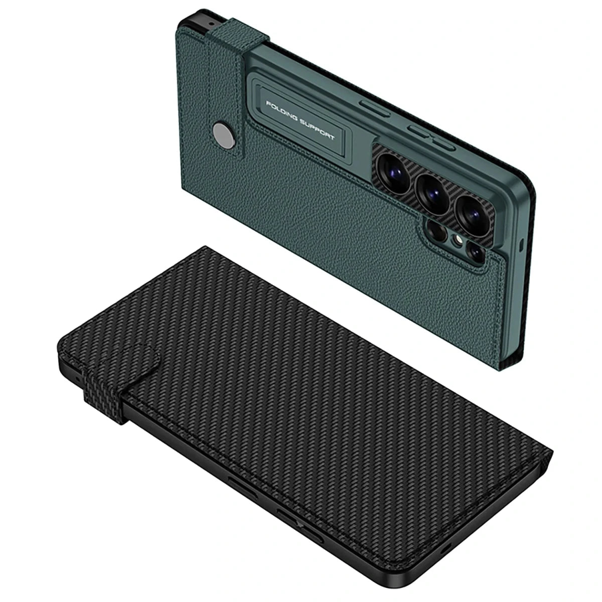 Luxury Matte Touch Book Magnetic Flip PU Leather Phone Cover Case for Samsung Galaxy S26 Ultra