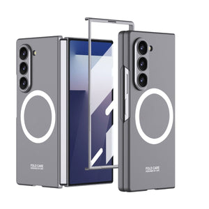 Luxury Shockproof Magnetic Phone Case With Screen Protector For Galaxy Z Fold 7/6/5/4/3