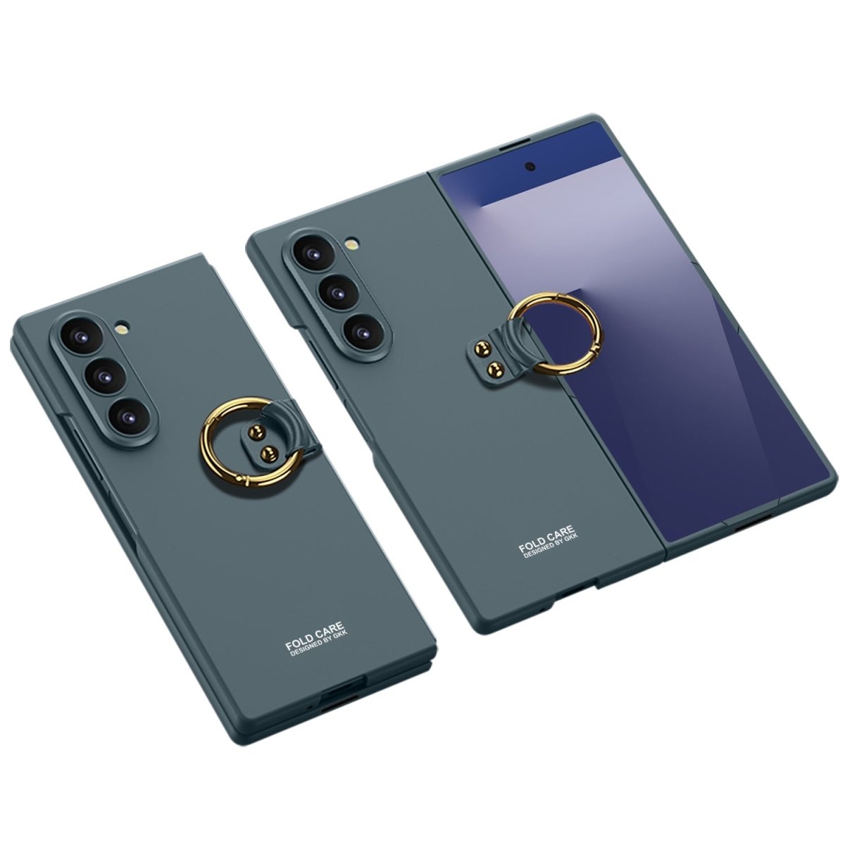 Luxury Shockproof Phone Case With Ring Holder For Galaxy Z Fold 6/7