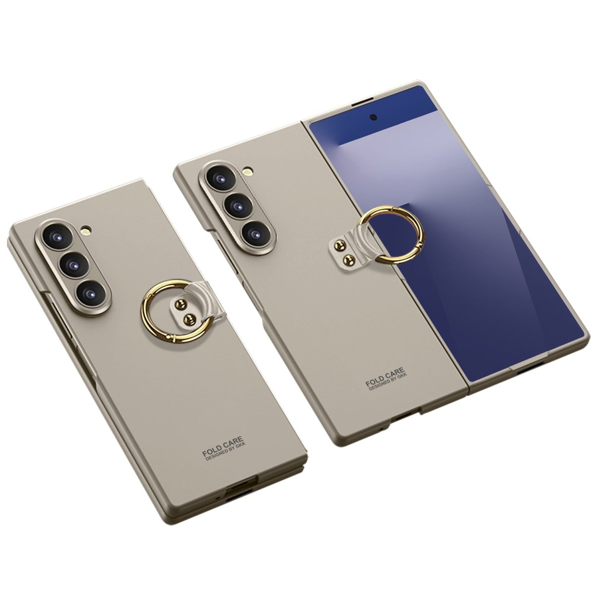 Luxury Shockproof Phone Case With Ring Holder For Galaxy Z Fold 6/7