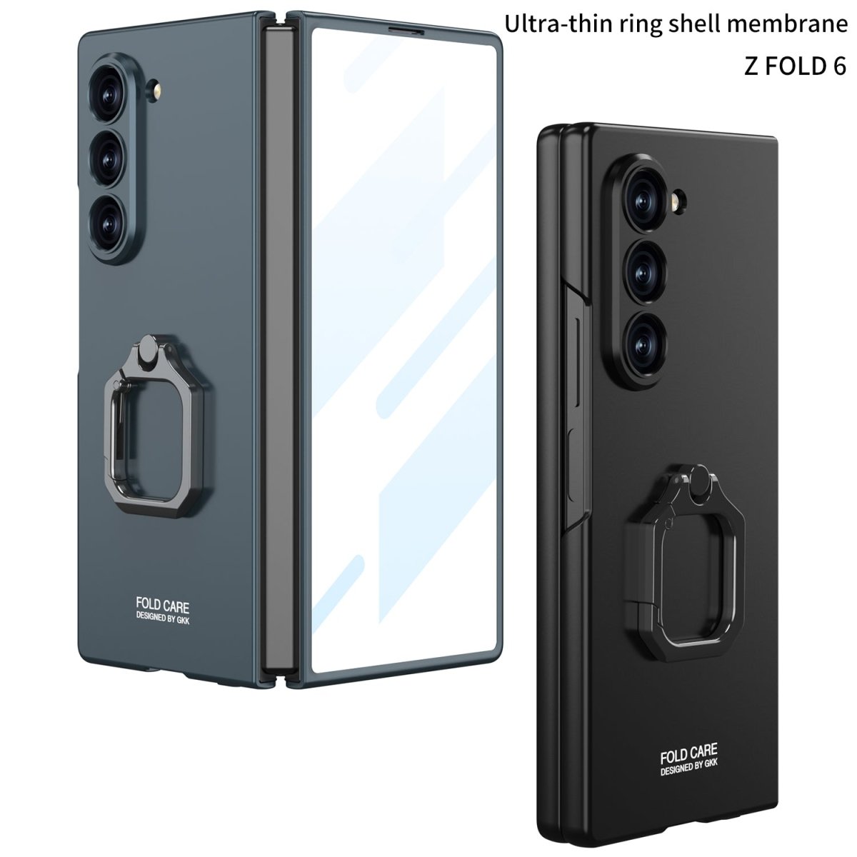 Luxury Shockproof Phone Case With Ring Holder For Galaxy Z Fold 6/7