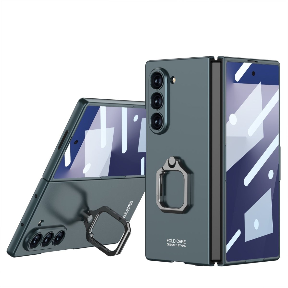 Luxury Shockproof Phone Case With Ring Holder For Galaxy Z Fold 6/7