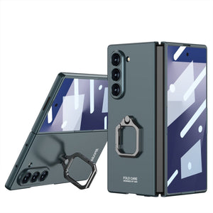 Luxury Shockproof Phone Case With Ring Holder For Galaxy Z Fold 6/7