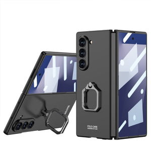 Luxury Shockproof Phone Case With Ring Holder For Galaxy Z Fold 6/7