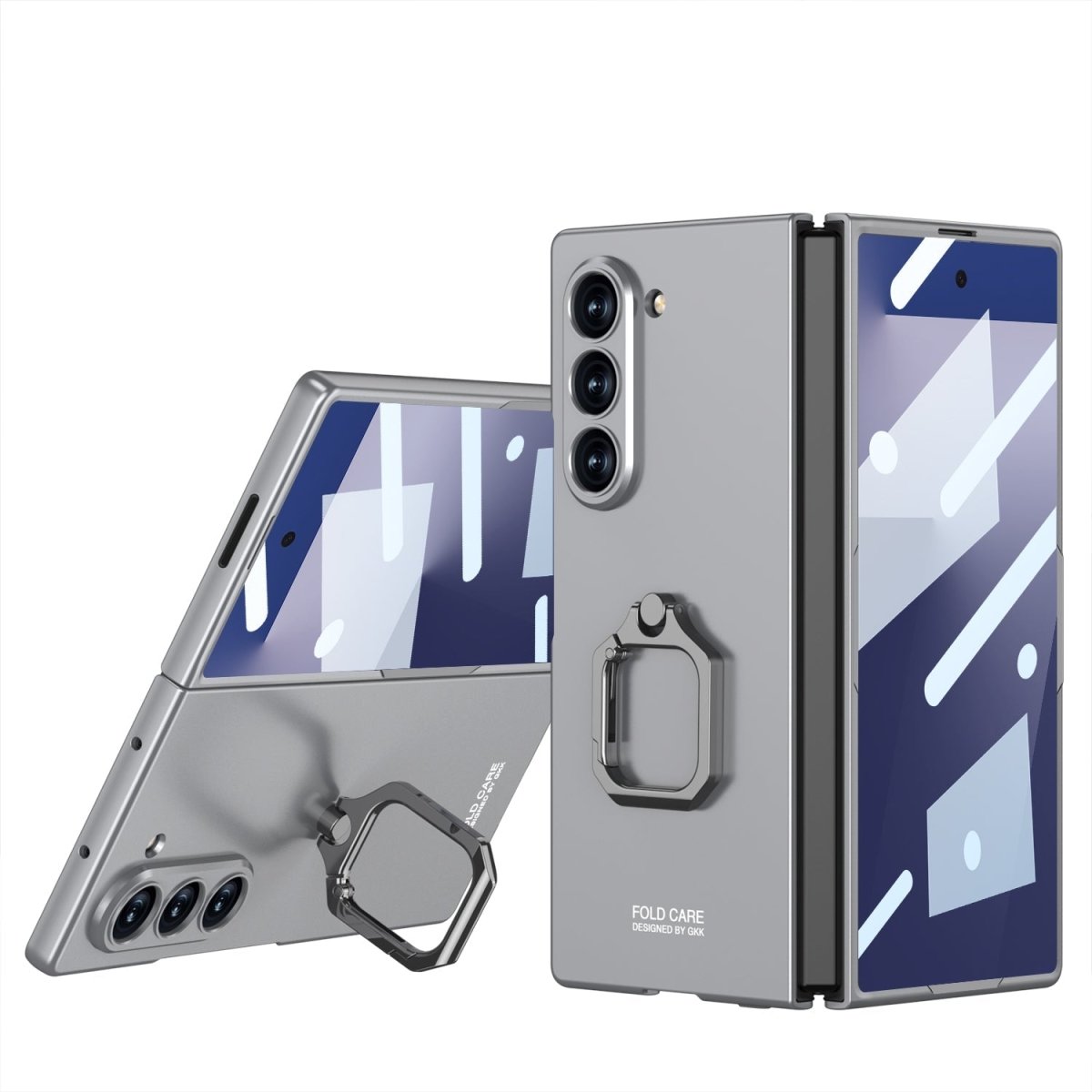 Luxury Shockproof Phone Case With Ring Holder For Galaxy Z Fold 6/7