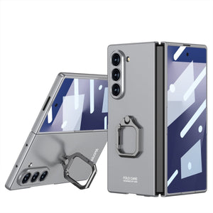 Luxury Shockproof Phone Case With Ring Holder For Galaxy Z Fold 6/7