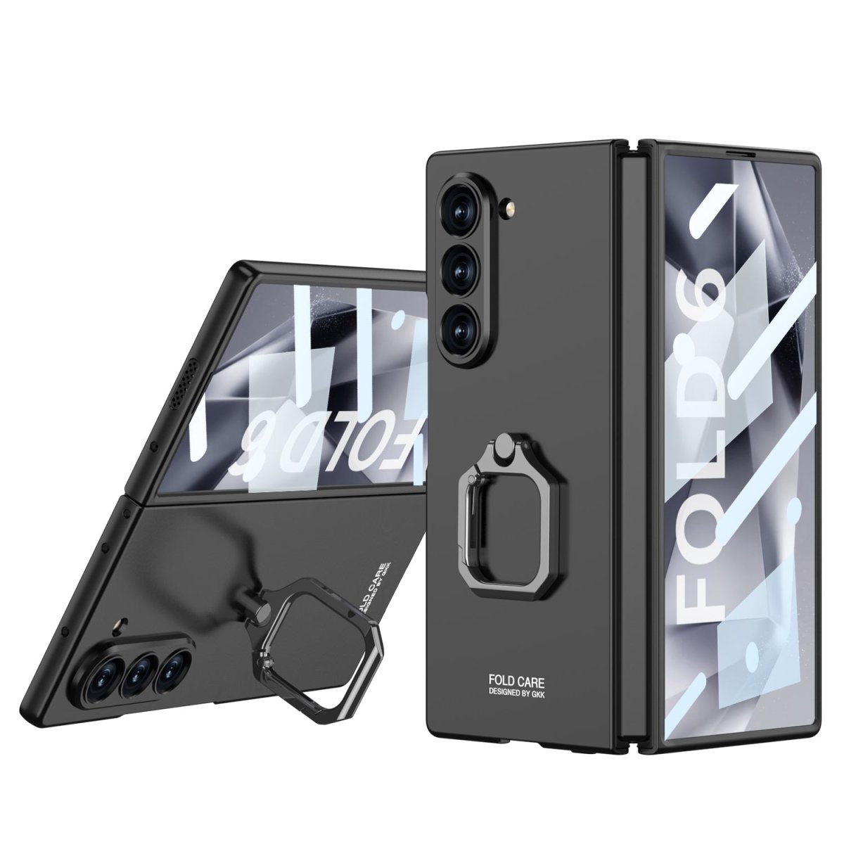 Luxury Shockproof Phone Case With Ring Holder For Galaxy Z Fold 6/7