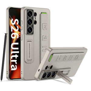 Luxury Wristband Holder Invisible Bracket Phone Case For Galaxy S26 S25 S24 S23 S22 Ultra Plus