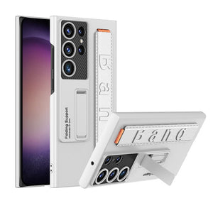 Luxury Wristband Holder Invisible Bracket Phone Case For Galaxy S26 S25 S24 S23 S22 Ultra Plus