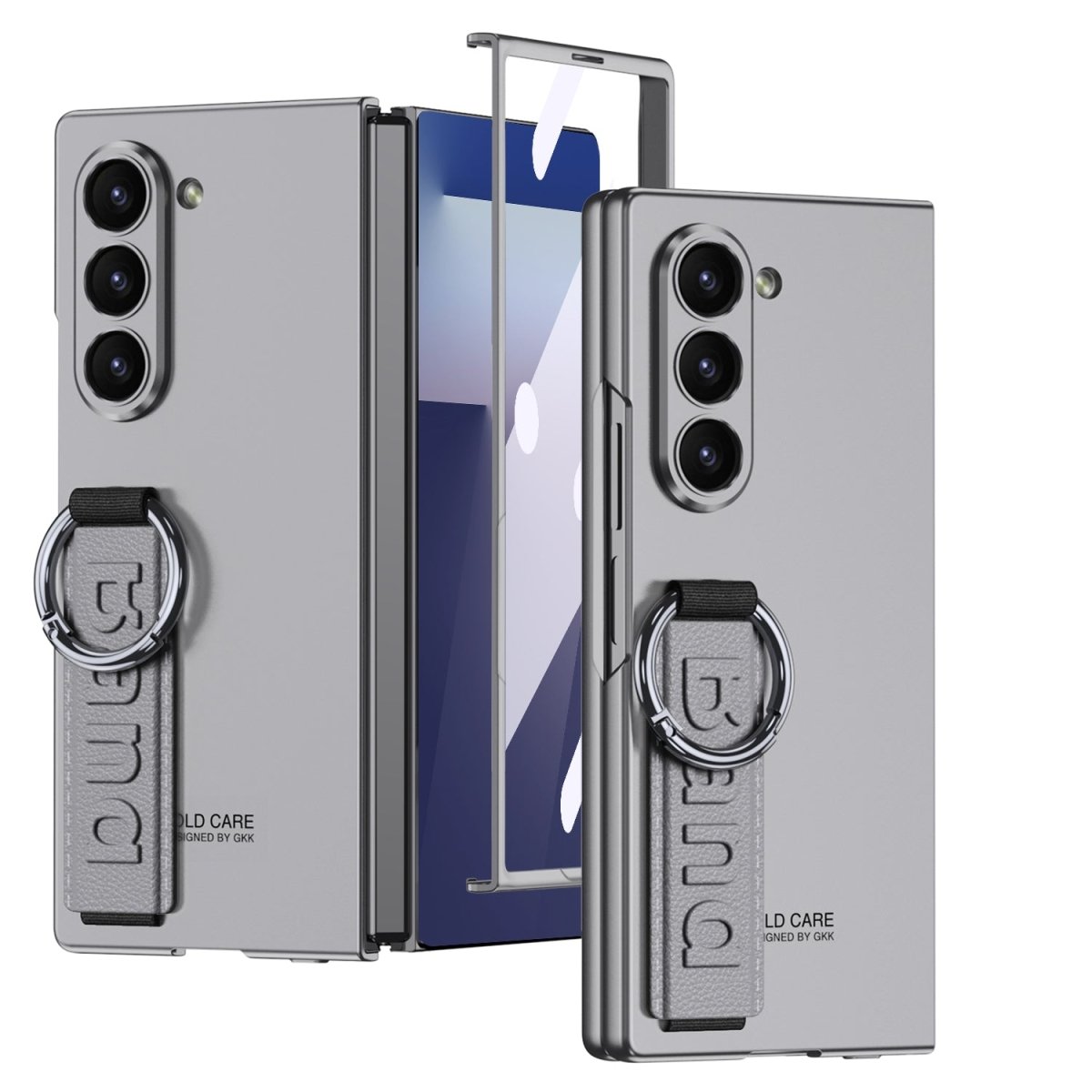 Luxury Wristband Holder Shockproof Phone Case For Galaxy Z Fold 5/6/7