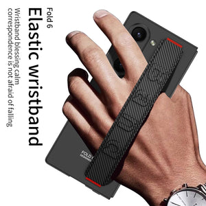 Luxury Wristband Holder Shockproof Phone Case With Back Screen Protector For Galaxy Z Fold 6/7