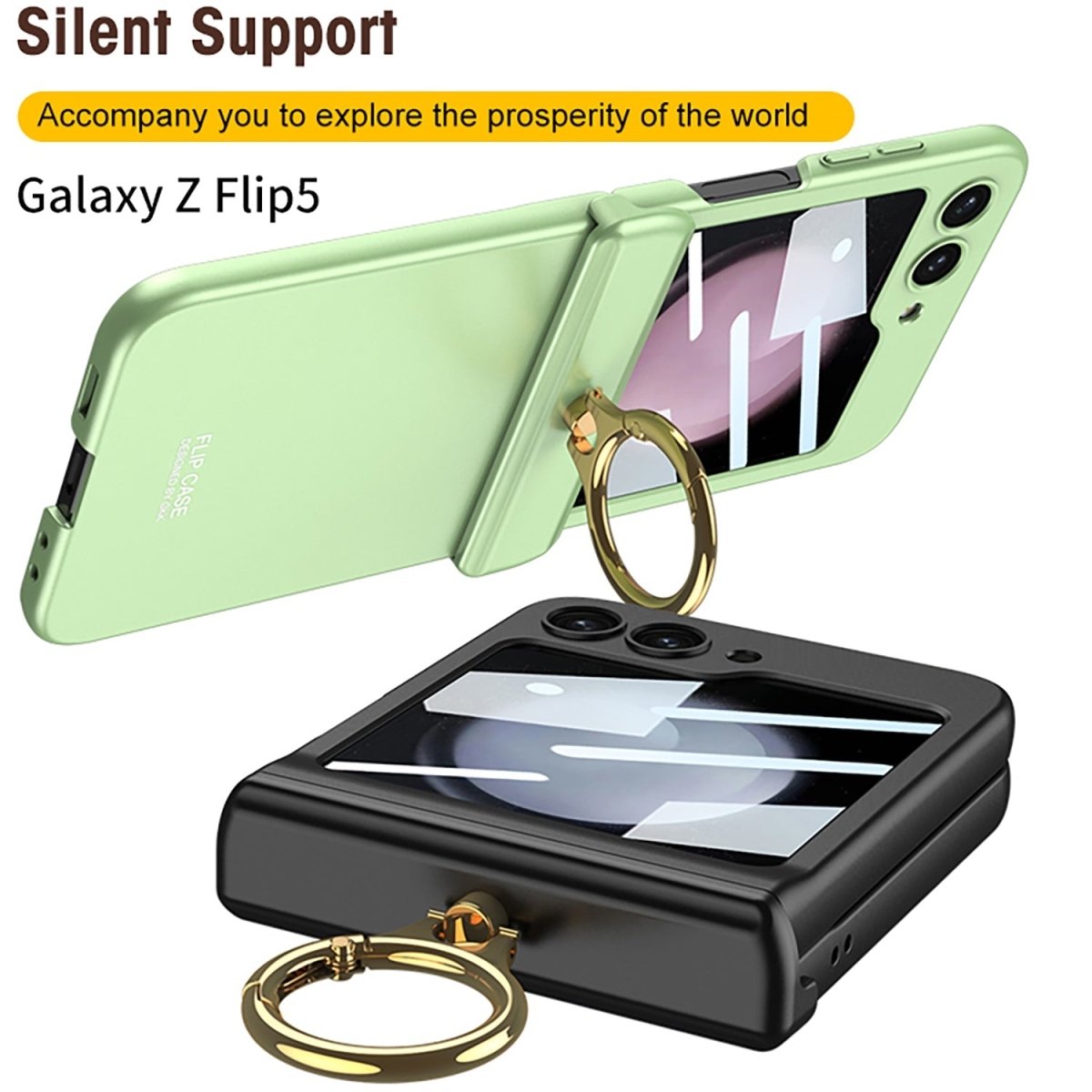Magnetic All - included Shockproof Phone Cover For Galaxy Z Flip 7/6/5/4/3
