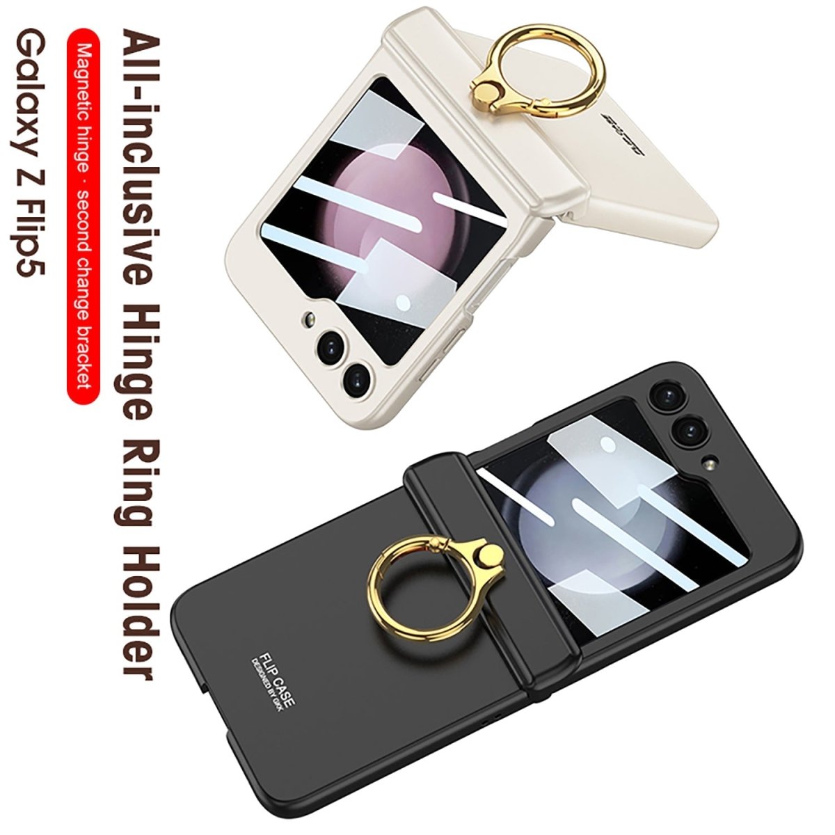 Magnetic All - included Shockproof Phone Cover For Galaxy Z Flip 7/6/5/4/3