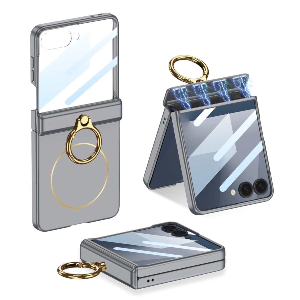 Magnetic All - included Shockproof Phone Cover For Galaxy Z Flip 7/6/5/4/3