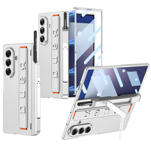 Magnetic Hinge All - included Case With Pen Box & Wristband For Galaxy Z Fold 7