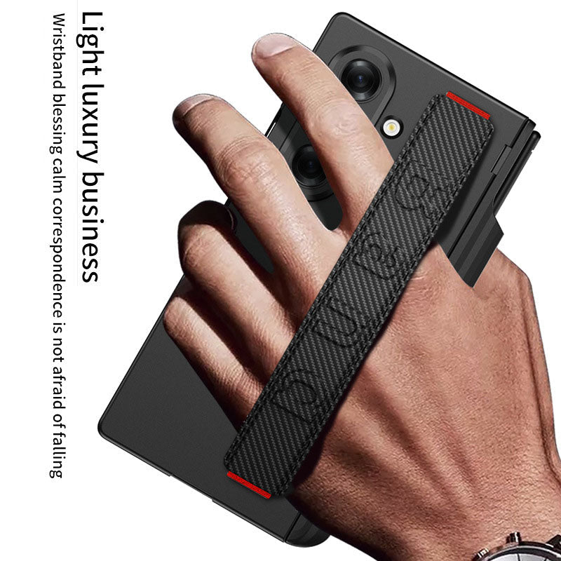 Magnetic Hinge All - included Case With Pen Box & Wristband For Galaxy Z Fold 7