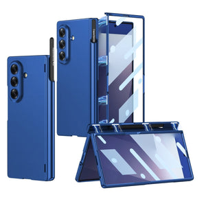 Magnetic Hinge All - included Phone Case With Pen Box For Galaxy Z Fold 7/6/5/4/3