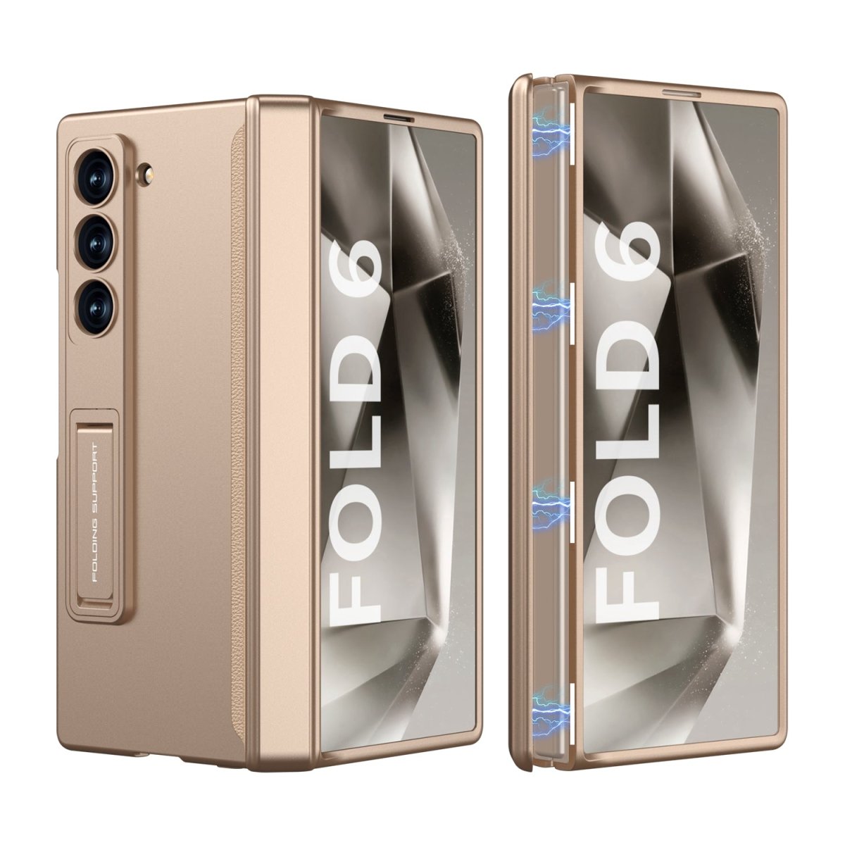 Magnetic Hinge Bracket Shockproof Phone Case For Galaxy Z Fold 6/7