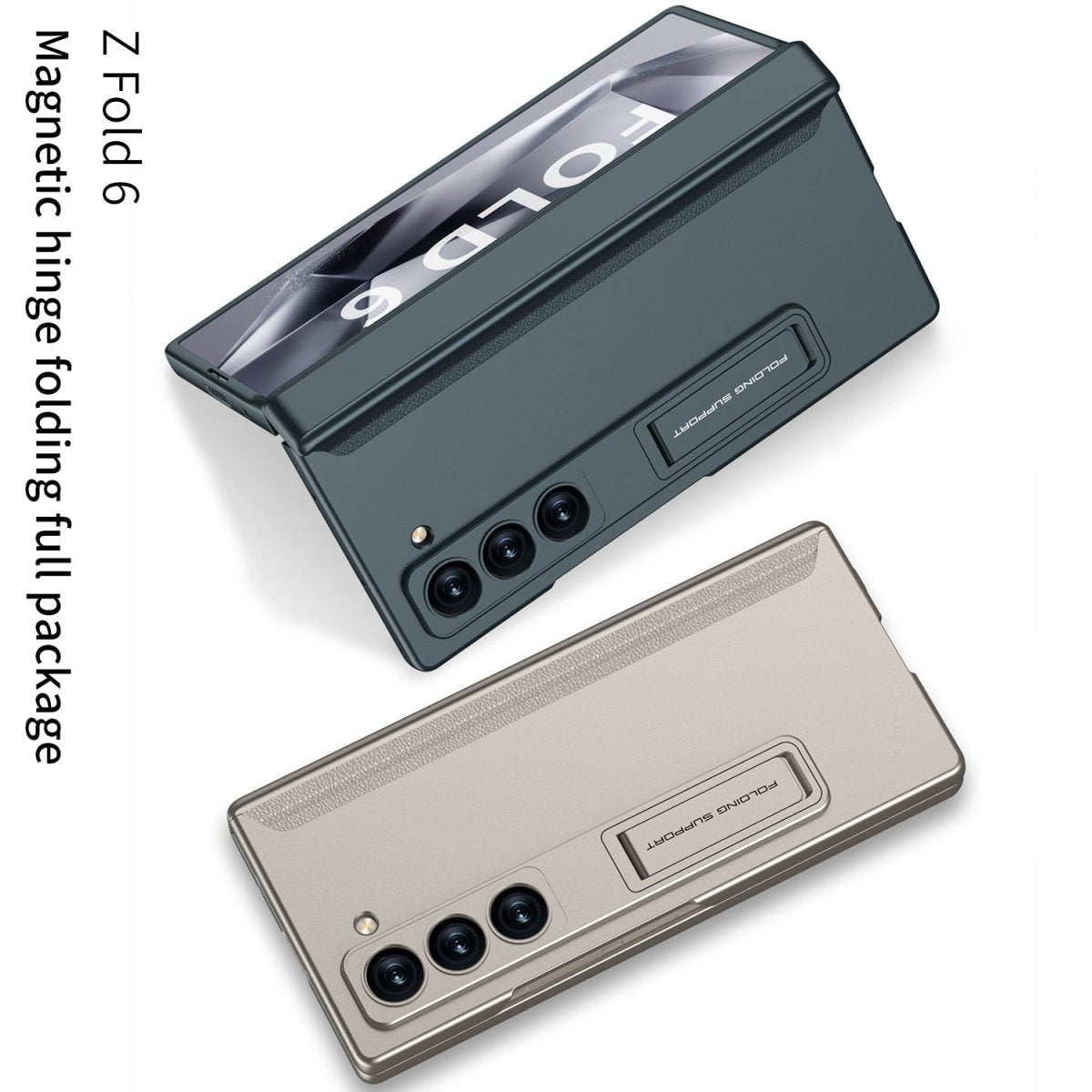 Magnetic Hinge Bracket Shockproof Phone Case For Galaxy Z Fold 6/7