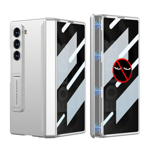 Magnetic Hinge Hidden Bracket All - included Case With Back Screen Protector For Galaxy Z Fold 7/6/5/4/3