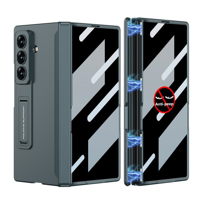Magnetic Hinge Hidden Bracket All - included Case With Back Screen Protector For Galaxy Z Fold 7/6/5/4/3