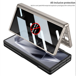 Magnetic Hinge Hidden Bracket All - included Case With Back Screen Protector For Galaxy Z Fold 7/6/5/4/3