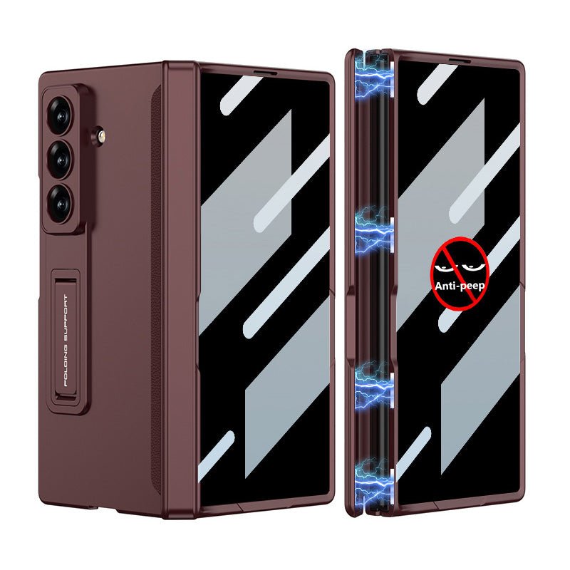 Magnetic Hinge Hidden Bracket All - included Case With Back Screen Protector For Galaxy Z Fold 7/6/5/4/3