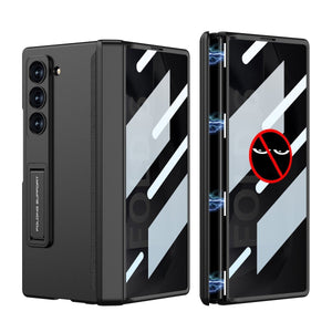Magnetic Hinge Hidden Bracket All - included Case With Back Screen Protector For Galaxy Z Fold 7/6/5/4/3