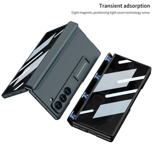 Magnetic Hinge Hidden Bracket All - included Case With Back Screen Protector For Galaxy Z Fold 7/6/5/4/3