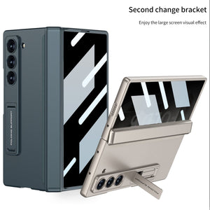 Magnetic Hinge Hidden Bracket All - included Case With Back Screen Protector For Galaxy Z Fold 7/6/5/4/3
