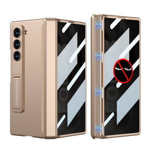 Magnetic Hinge Hidden Bracket All - included Case With Back Screen Protector For Galaxy Z Fold 7/6/5/4/3