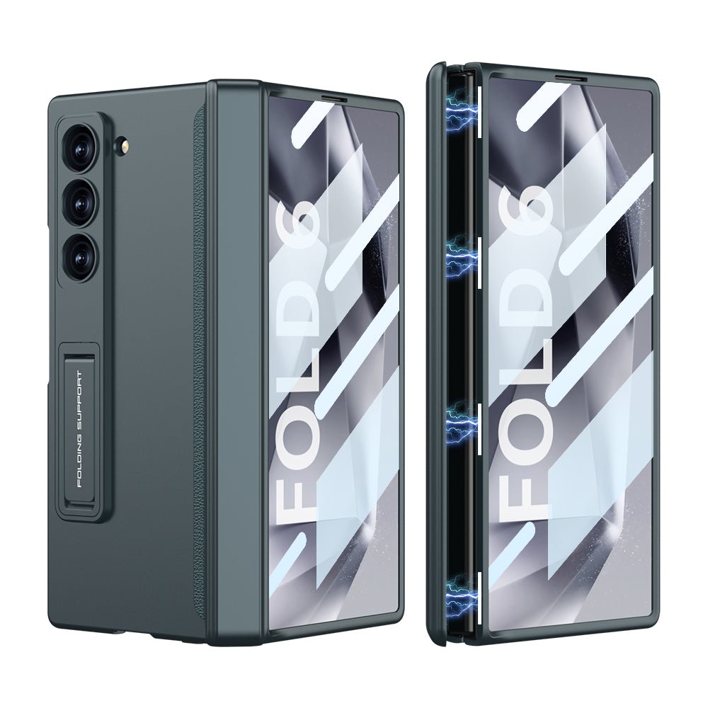 Magnetic Hinge Hidden Bracket All - included Case With Back Screen Protector For Galaxy Z Fold 7/6/5/4/3