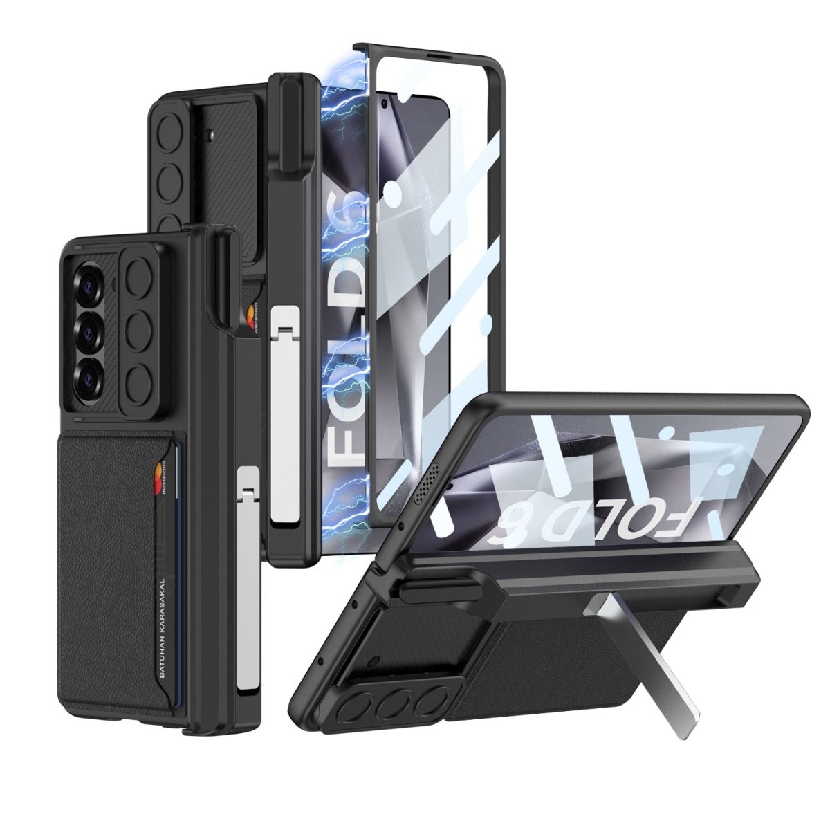 Magnetic Hinge Hidden Bracket All - included Case With Camera Protector For Galaxy Z Fold 7