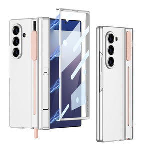 Magnetic Hinge Hidden Bracket All - included Case With Pen Box For Galaxy Z Fold 7